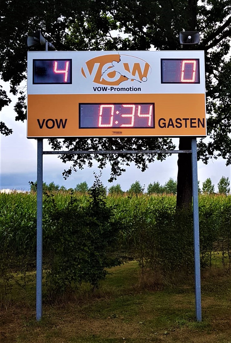 scorebord voetbal scoretec vow