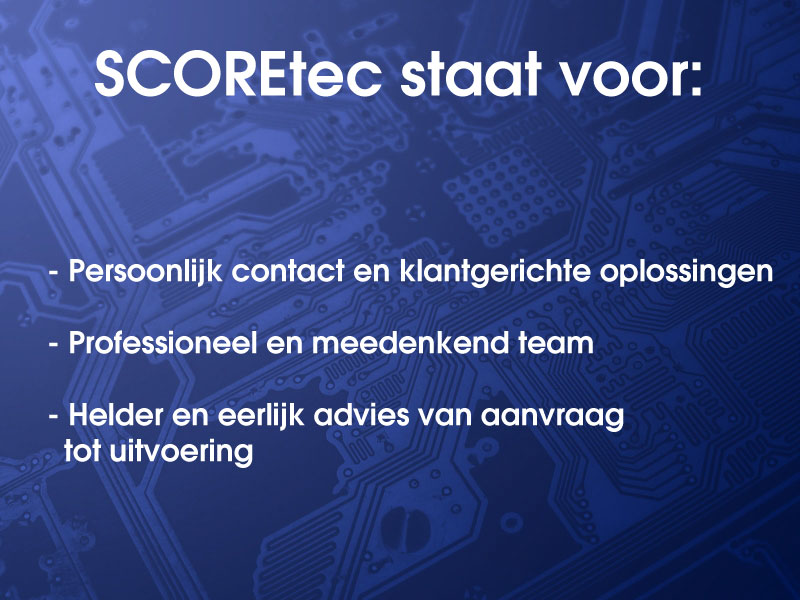 scoretec scoreborden en tijdwaarneming