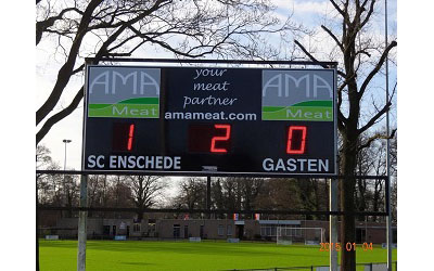 voetbalscorebord scorebord SC Enschede scoretec