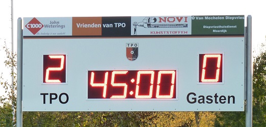 voetbalscorebord scorebord TPO Moerdijk scoretec