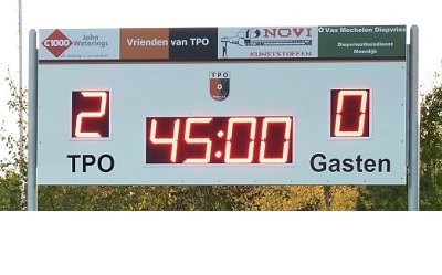 voetbalscorebord scorebord TPO scoretec