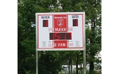 voetbalscorebord scorebord vv Makkum scoretec