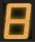 geel display scorebord scoretec