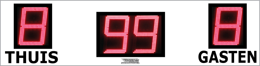 digitaal voetbalscorebord led scorebord scoretec