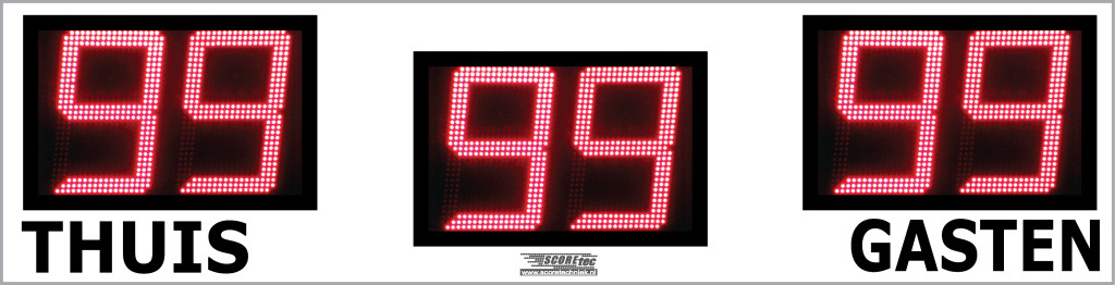 digitaal voetbalscorebord led scorebord scoretec