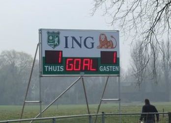 voetbal scorebord zwammerdam scoretec